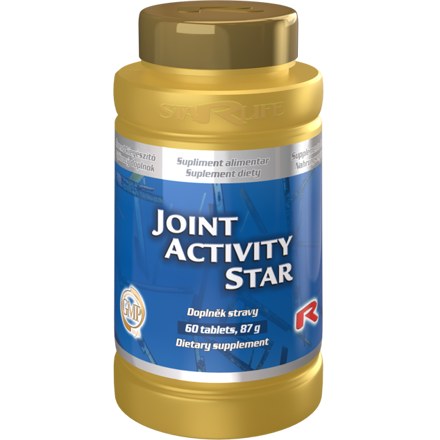 JOINT ACTIVITY STAR - pre podporu kĺbov pri artróze a artritíde, proti bolestiam a zápalom kĺbov, Starlife  60 tabl